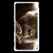 Coque Sony Xperia M4 Aqua Singe faisant un fuck