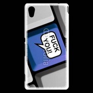 Coque Sony Xperia M4 Aqua Clavier humour fuck you