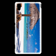 Coque Sony Xperia M4 Aqua Belle plage 3