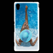 Coque Sony Xperia M4 Aqua Femme à la piscine