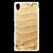 Coque Sony Xperia M4 Aqua sable plage
