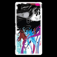 Coque Sony Xperia M4 Aqua Graffiti style femme