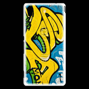 Coque Sony Xperia M4 Aqua Street graffiti 1