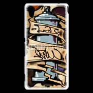 Coque Sony Xperia M4 Aqua Graffiti bombe de peinture 6