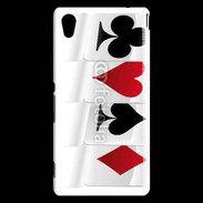 Coque Sony Xperia M4 Aqua Carte de poker 2