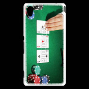 Coque Sony Xperia M4 Aqua Table de poker