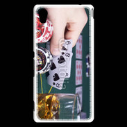 Coque Sony Xperia M4 Aqua Joueur de poker 3
