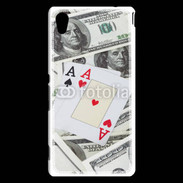 Coque Sony Xperia M4 Aqua Paire d'as au poker 2