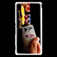 Coque Sony Xperia M4 Aqua Poker paire d'as