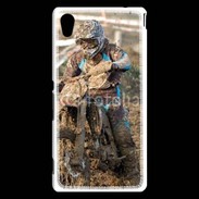 Coque Sony Xperia M4 Aqua Moto cross dans la boue 15