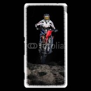 Coque Sony Xperia M4 Aqua Moto cross la nuit 15