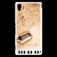 Coque Sony Xperia M4 Aqua Dirty music background