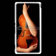Coque Sony Xperia M4 Aqua Amour de violon