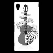 Coque Sony Xperia M4 Aqua Guitare en dessin 90