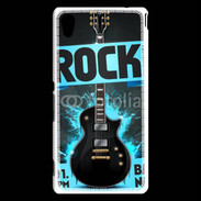 Coque Sony Xperia M4 Aqua Festival de rock bleu
