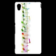 Coque Sony Xperia M4 Aqua Portée de notes en couleur 50