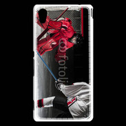 Coque Sony Xperia M4 Aqua Gardien de Hockey sur glace