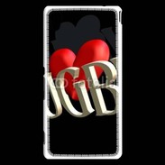 Coque Sony Xperia M4 Aqua J'aime le rugby 2