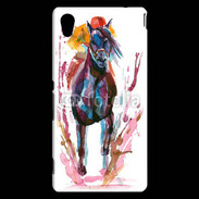 Coque Sony Xperia M4 Aqua Equitation en peinture 10