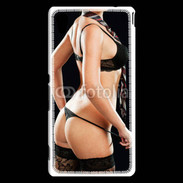 Coque Sony Xperia M4 Aqua Lingerie de charme avec cravate