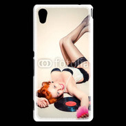 Coque Sony Xperia M4 Aqua Pin up musique