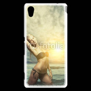 Coque Sony Xperia M4 Aqua Femme sexy à la plage 10