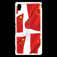 Coque Sony Xperia M4 Aqua drapeau Chinois
