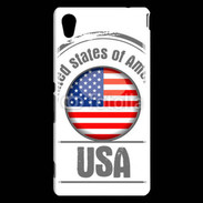 Coque Sony Xperia M4 Aqua Logo USA