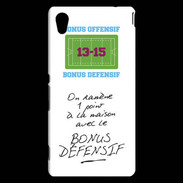 Coque Sony Xperia M4 Aqua 1 point bonus offensif-défensif Blanc