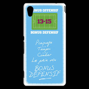 Coque Sony Xperia M4 Aqua Plaquage Bonus offensif-défensif Bleu