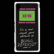 Coque Sony Xperia M4 Aqua Obtenir le Bonus offensif-défensif Noir