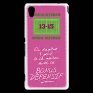Coque Sony Xperia M4 Aqua 1 point bonus offensif-défensif Rose