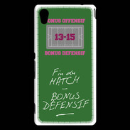 Coque Sony Xperia M4 Aqua Fin de match Bonus offensif-défensif Vert