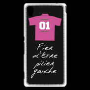 Coque Sony Xperia M4 Aqua Pilier gauche Bonus offensif-défensif Noir