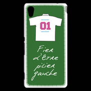 Coque Sony Xperia M4 Aqua Pilier gauche Bonus offensif-défensif Vert