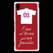 Coque Sony Xperia M4 Aqua Pilier gauche Bonus offensif-défensif Rouge