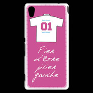 Coque Sony Xperia M4 Aqua Pilier gauche Bonus offensif-défensif Rose