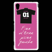 Coque Sony Xperia M4 Aqua Pilier gauche Bonus offensif-défensif Rose 2