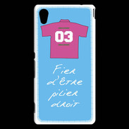 Coque Sony Xperia M4 Aqua Pilier droit Bonus offensif-défensif Bleu