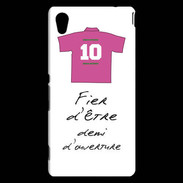 Coque Sony Xperia M4 Aqua Demi d'ouverture Bonus offensif-défensif Blanc