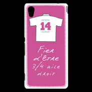 Coque Sony Xperia M4 Aqua 3/4 aile droit Bonus offensif-défensif Rose