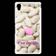 Coque Sony Xperia M4 Aqua Dragée C'est une fille PR