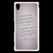 Coque Sony Xperia M4 Aqua Sympathiser Rose Citation Oscar Wilde