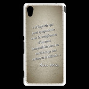 Coque Sony Xperia M4 Aqua Sympathiser Sepia Citation Oscar Wilde