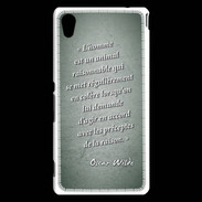 Coque Sony Xperia M4 Aqua Homme animal Vert Citation Oscar Wilde