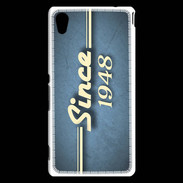 Coque Sony Xperia M4 Aqua Since 1948 Bleu