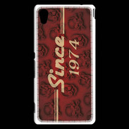 Coque Sony Xperia M4 Aqua Since crane rouge 1974