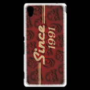 Coque Sony Xperia M4 Aqua Since crane rouge 1991