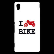 Coque Sony Xperia M4 Aqua I love bike