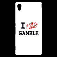 Coque Sony Xperia M4 Aqua I love Gamble